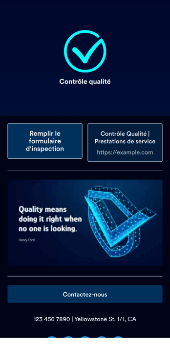 Application mobile d'inspection