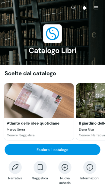 Applicazione Catalogo di Libri