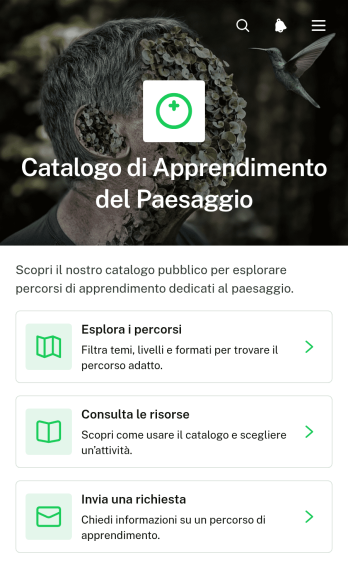 Applicazione Catalogo Didattico sul Paesaggio