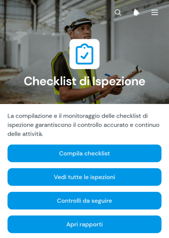 Applicazione con Lista di Controllo per Ispezioni