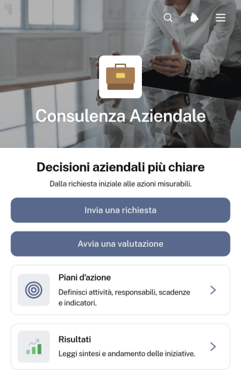 Applicazione di Consulenza Aziendale