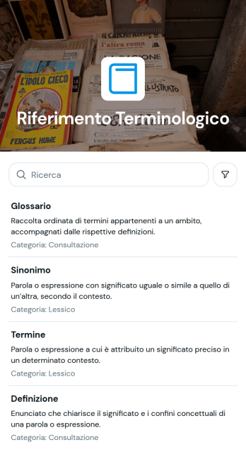 Applicazione di Consultazione Terminologica