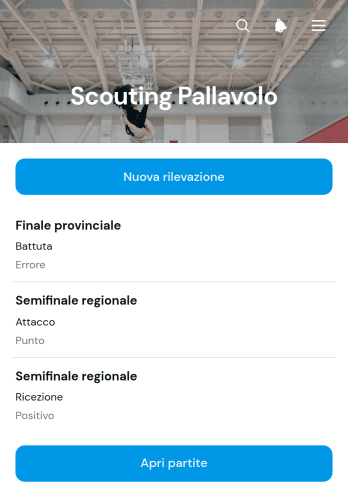 Applicazione di Osservazione per la Pallavolo