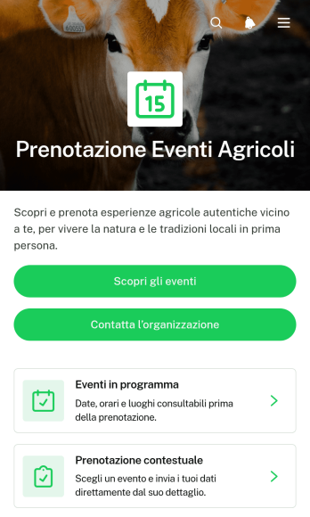Applicazione di Prenotazione per Eventi in Fattoria