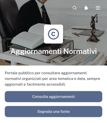 Applicazione di Risorse per Aggiornamenti Legali