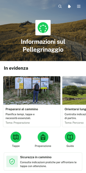 Applicazione Informativa per Pellegrinaggi