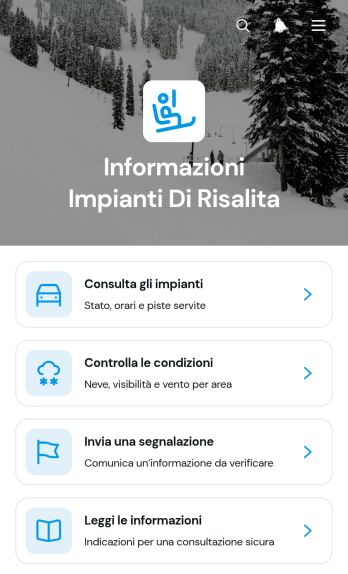 Applicazione Informativa sugli Impianti di Risalita