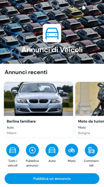 Applicazione per Annunci di Veicoli
