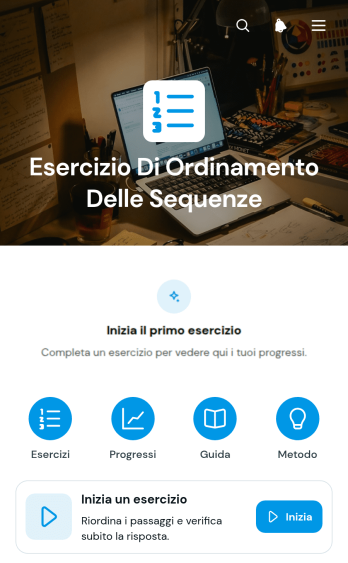 Applicazione per Esercizi di Ordinamento di Sequenze