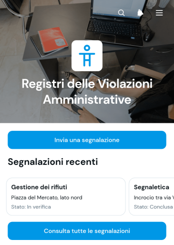 Applicazione per i Registri delle Violazioni Amministrative