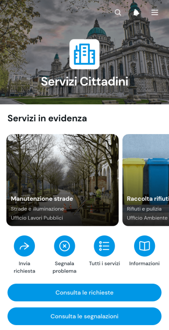 Applicazione per i Servizi Comunali