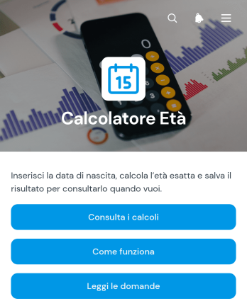 Applicazione per il Calcolo dell’Età