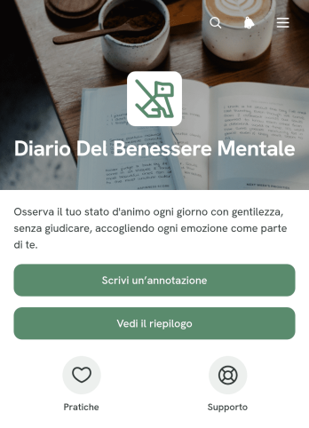 Applicazione per il Diario del Benessere Mentale