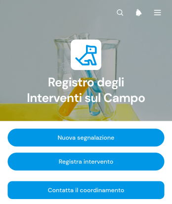 Applicazione per il Monitoraggio degli Interventi sul Campo