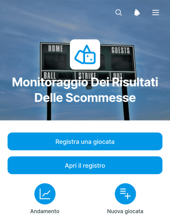 Applicazione per il Monitoraggio dei Risultati delle Scommesse