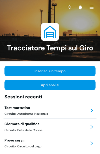 Applicazione per il Monitoraggio dei Tempi sul Giro