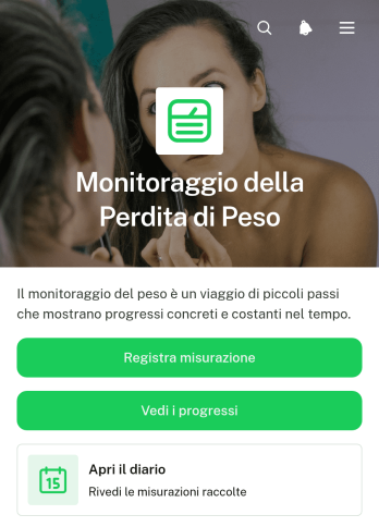 Applicazione per il Monitoraggio della Perdita di Peso