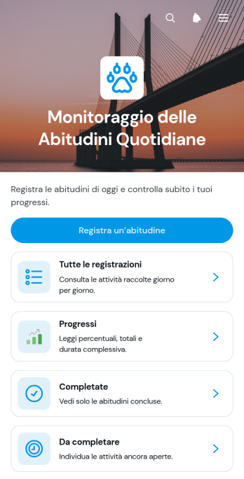Applicazione per il Monitoraggio delle Abitudini Quotidiane