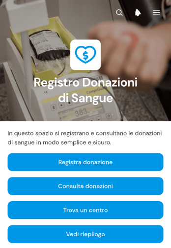 Applicazione per il Monitoraggio delle Donazioni di Sangue