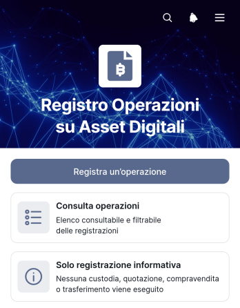 Applicazione per il Monitoraggio delle Transazioni di Risorse Digitali