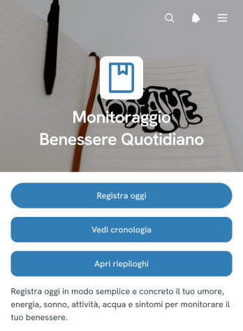Applicazione per il Monitoraggio Quotidiano del Benessere