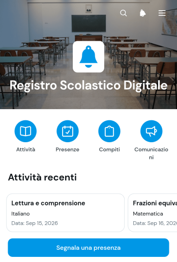 Applicazione per il Registro Scolastico Digitale