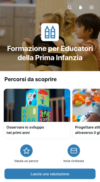 Applicazione per la Formazione degli Insegnanti della Prima Infanzia