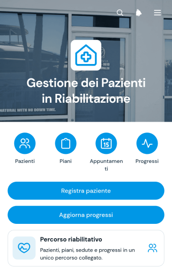 Applicazione per la Gestione dei Pazienti in Riabilitazione