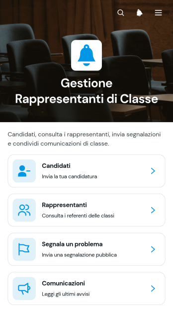 Applicazione per la Gestione dei Rappresentanti di Classe