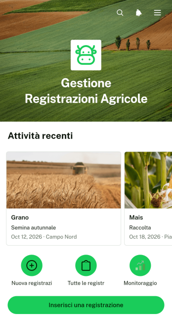 Applicazione per la Gestione dei Registri Agricoli