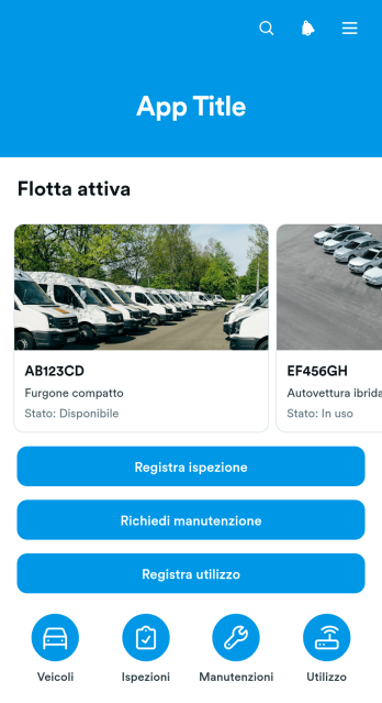 Applicazione per la Gestione della Flotta di Veicoli