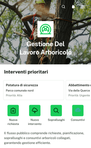 Applicazione per la Gestione della Forza Lavoro in Arboricoltura