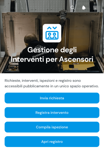 Applicazione per la Gestione dell'Assistenza agli Ascensori