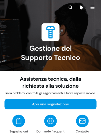 Applicazione per la Gestione dell’Assistenza Tecnica