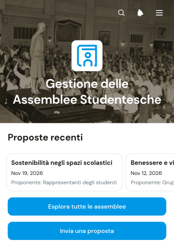 Applicazione per la Gestione delle Assemblee Studentesche