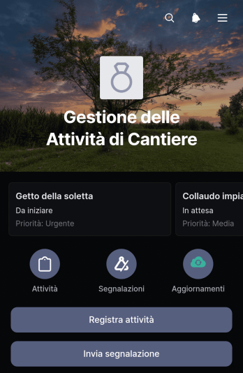 Applicazione per la Gestione delle Attività in Cantiere