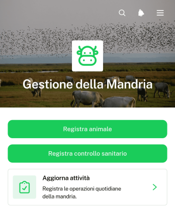 Applicazione per la Gestione delle Mandrie