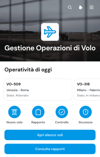 Applicazione per la Gestione delle Operazioni di Volo