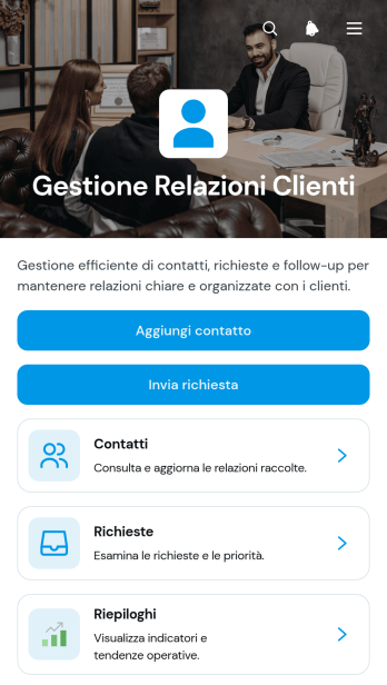 Applicazione per la Gestione delle Relazioni con i Clienti