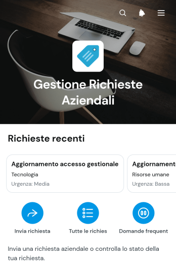Applicazione per la Gestione delle Richieste Aziendali