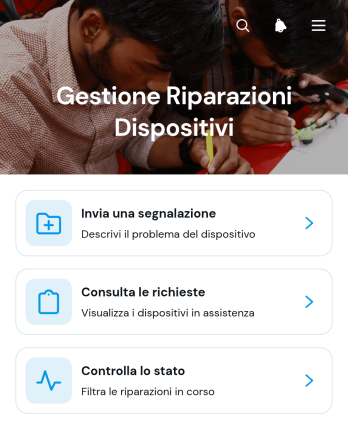 Applicazione per la Gestione delle Riparazioni dei Dispositivi
