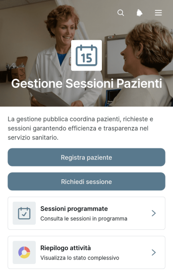 Applicazione per la Gestione delle Sessioni dei Pazienti