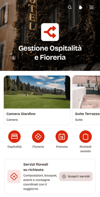 Applicazione per la Gestione dell'Ospitalità e dei Servizi Floreali