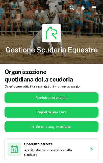 Applicazione per la Gestione di una Scuderia Equestre
