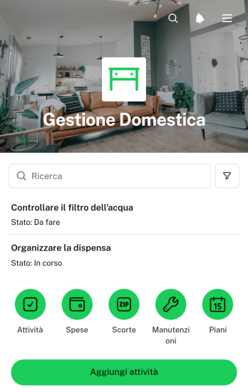 Applicazione per la Gestione Domestica