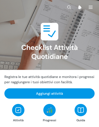 Applicazione per la Lista di Controllo delle Attività Quotidiane