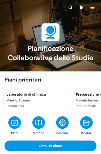 Applicazione per la Pianificazione Collaborativa dello Studio