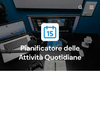 Applicazione per la Pianificazione delle Attività Giornaliere