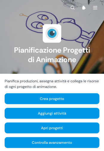 Applicazione per la Pianificazione di Progetti di Animazione