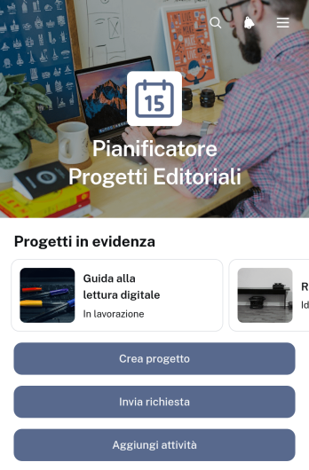 Applicazione per la Pianificazione di Progetti Editoriali